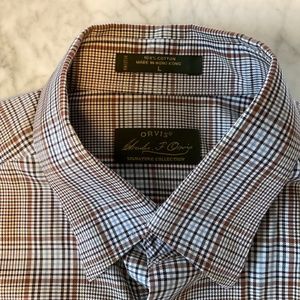 Orvis signature collection non iron shirt size L-XL read below for sizing detail
